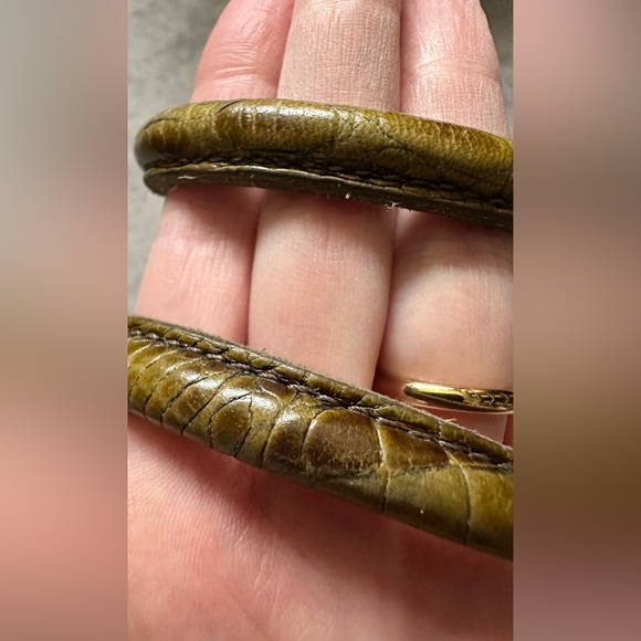 Brahmin Python Alligator Crocodile Genuine Leather Reptile Bag GUC WITH KEY - Picture 9 of 9